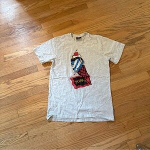 Icecream Light Gray Graphic Tee